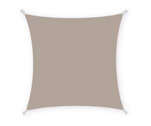 Tenda a vela quadrata ombreggiante 3 x 3 mt PL tortora - 24992