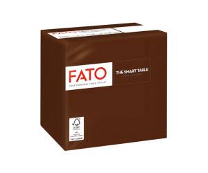 Tovagliolo carta 24 x 24 cm 2 veli cioccolato - 24026