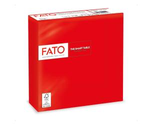 Tovagliolo carta 33 x33 cm 2 veli rosso - 23790