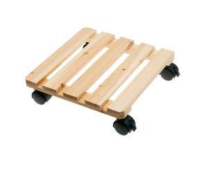Trolley portavaso in legno - 30 x 30 cm - Verdemax - 5151 - 8015358051514 - DMwebShop