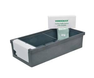 Kit Orto urbano 115 x 58 x 28 cm PE antracite - 25104