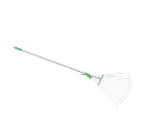 Scopa regolabile per erba e foglie metallo - 25081