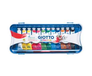 Tubi tempere - 12 ml - colori assortiti - conf. 12 pezzi - Giotto - 30410000 - 8000825311000 - DMwebShop