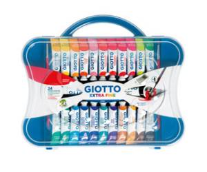 Tubi tempere - 12 ml - colori assortiti - conf. 24 pezzi - Giotto - 30510000 - 8000825062506 - DMwebShop