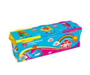 Tris barattoli da 220 gr - giallo-magenta-blu - Dido - 390463 - 8000144390434 - DMwebShop