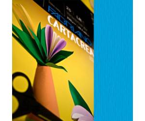 Cartoncino CartaCrea - 35 x 50 cm - 220 gr - azzurro - conf. 10 pezzi - Fabriano - 46435113 - 8001348127659 - DMwebShop
