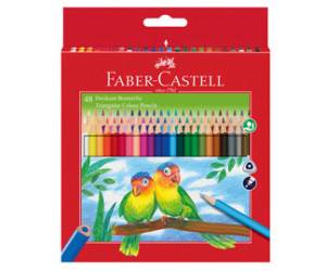 Matite colorate Eco triangolari - mina 3 mm - astuccio 48 pezzi con temperino - Faber Castell - 120548 - DMwebShop