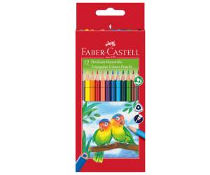 Matite colorate Eco triangolari diametro mina 3 mm astuccio 12 pezzi con temperino - 10963