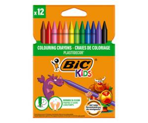 Pastelli Plastidecor plastica colori assortiti astuccio 12 pezzi - 10996