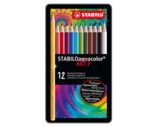 Pastello Aquacolor 1612 tratto 2,80 mm colori assortiti - 11012