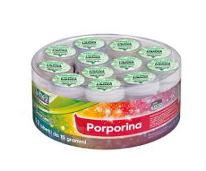 Porporina glitter 15gr colori assortiti confezione 12 tubi - 11342