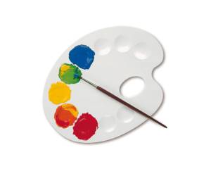 Tavolozza per miscelazione 220x144x199mm 10 scomparti Primo - 11236