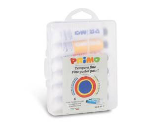 Tubi tempera 18 ml colori assortiti astuccio 6 pezzi - 11027