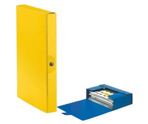 Scatola progetto Eurobox - dorso 4 cm - 25 x 35 cm - giallo - conf. 5 pezzi - Esselte - 390324090 - 8004157324103 - DMwebShop