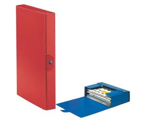 Scatola progetto Eurobox - dorso 4 cm - 25 x 35 cm - rosso - conf. 5 pezzi - Esselte - 390324160 - 48343A - DMwebShop