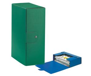Scatola progetto Eurobox - dorso 12 cm - 25 x 35 cm - verde - conf. 5 pezzi - Esselte - 390332180 - 8004157332184 - DMwebShop