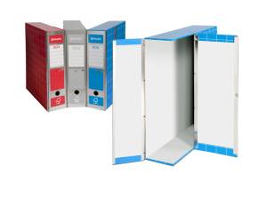 Scatola archivio Box1 - dorso 9 cm - 37,5 x 29,5 cm - blu - Resisto - RESX101.BL - 8014819014563 - DMwebShop