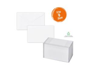 Scatola 100 biglietti + 100 buste - Dalmazia - bianco - 90 x 140 mm - Rex Sadoch - 8309 - 8004999830909 - DMwebShop