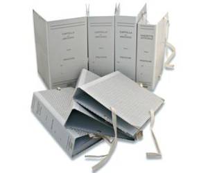 Faldone - legacci rivettati - 35 x 25 cm - dorso 20 cm - grigio - conf. 25 pezzi - Euro-cart - CA20 - 8033509012870 - DMwebShop