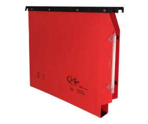 Cartella sospesa Joker - armadio - interasse 33 cm - fondo U 3 cm - 32,6 x 28 cm - rosso - conf. 25 pezzi - Bertesi - 414F Link 3-A4 - 8058983262009 - DMwebShop