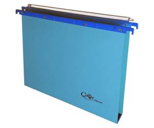 Cartella sospesa Joker cassetto interasse 39 cm fondo U 37 x 25 cm blu - 12400