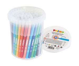 Pennarelli punta fine colori assortiti secchiello 96 pezzi - 11029
