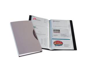 Portabiglietti da visita Office Suites 120 tasche con custodia 11,4 x 19,2 cm silver Fellowes 40349 - 12430