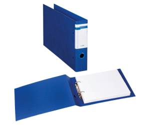 Raccoglitore Stelvio F 2 anelli a D 40 mm dorso 6 cm 30 x 22 cm album blu - 12415