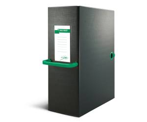 Scatola archivio Big Next dorso 12 cm 25 x 35 cm nero verde - 10726