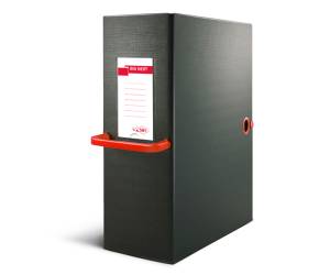 Scatola archivio Big Next dorso 20 cm 25 x 35 cm nero rosso - 10722