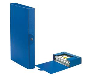 Scatola progetto Eurobox dorso 4 cm 25 x 35 cm blu - 5492