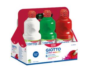 Schoolpack 6 flaconi tempera pronta 1000 ml colori assortiti - 10374