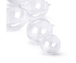Sfera apribile in polistirene trasparente diametro 60 mm Colorosa 5064101 - 11268