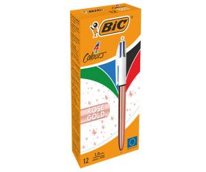 Penna a sfera a scatto 4 colori Rose 1 mm scatola 12 pezzi - 1346