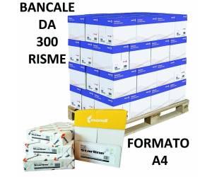 Carta bianca A4,80 gr risma da 500 fogli scatole da 5 risme 300 Risme Starline - 7011