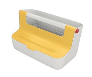 Cassetta portaoggetti Cosy con maniglia giallo - 21722