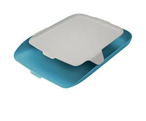 Vaschetta portacorrispondenza con vassoio organizer Cosy blu - 22376