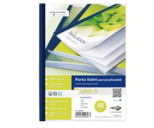 Portalistini personalizzabile Uno TI - 22 x 30 cm - 48 buste - blu - Sei Rota - 55224807 - 8004972006987 - DMwebShop