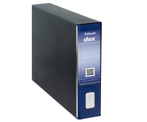 Registratore 10 - dorso 8 cm - 46 x 31,5 cm - blu - Esselte - Dox - 000213A4 - 8004389043742 - DMwebShop