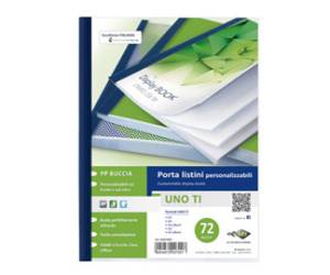 Portalistini personalizzabile Uno TI - 22 x 30 cm - 72 buste - blu - Sei Rota - 55227207 - 8004972007007 - DMwebShop