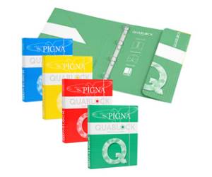 Raccoglitore ad anelli Quablock - 26 x 32 cm - 4 anelli - dorso 4 cm - Pigna - 006230630 - 8005235212572 - DMwebShop