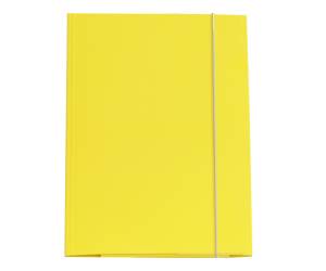 Cartellina con elastico - cartone plastificato - 3 lembi - 25 x 34 cm - giallo - conf. 10 pezzi - Cart. Garda - CG0032LBXXXAE04 - 8001182007117 - DMwebShop