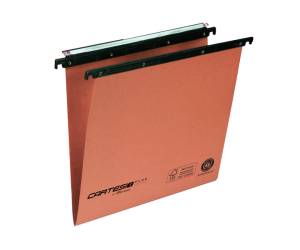 Cartella sospesa Cartesio Plus - cassetto - interasse 39 cm - fondo V - 37 x 25 cm - arancio - conf. 25 pezzi - Bertesi - 300/395 LINK A2 - 8058983261255 - DMwebShop