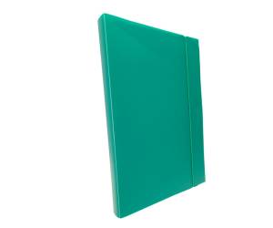 Cartella progetto con elastico - 24 x 35 cm - dorso 3 cm - verde - conf. 10 pezzi - Fellowes - U140-VE - 8015687007213 - DMwebShop