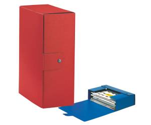 Scatola progetto Eurobox - dorso 12 cm - 25 x 35 cm - rosso - conf. 5 pezzi - Esselte - 390332160 - 8004157332160 - DMwebShop