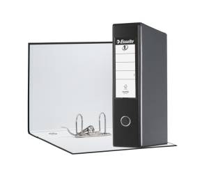 Registratore Eurofile G55 - dorso 8 cm - protocollo - 23 x 33 cm - nero - Esselte - 390755130 - 8004157735138 - DMwebShop