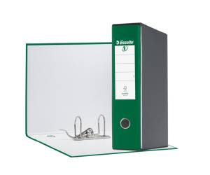 Registratore Eurofile G55 - dorso 8 cm - protocollo - 23 x 33 cm - verde - Esselte - 390755180 - 8004157735183 - DMwebShop