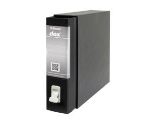Registratore Dox 2 - dorso 8 cm - protocollo - 23 x 34 cm - nero - Esselte - Dox - D26210 - 8004389086961 - DMwebShop