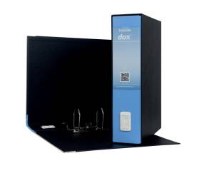 Registratore Dox 2 - dorso 8 cm - protocollo - 23 x 34 cm - azzurro - Esselte - Dox - D15216 - 8004389087364 - DMwebShop