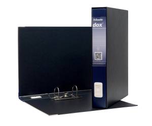 Registratore 5 - dorso 5 cm - protocollo - 23 x 34 cm - blu - Esselte - Dox - D26504 - 8004389087814 - DMwebShop